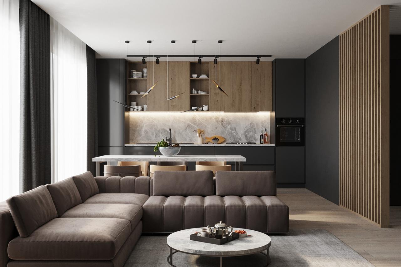 Minimalist modern interior white black apartment design living simplicity room stylish roohome read decor furniture decoholic whatsapp curtains choose board Chic apartment design