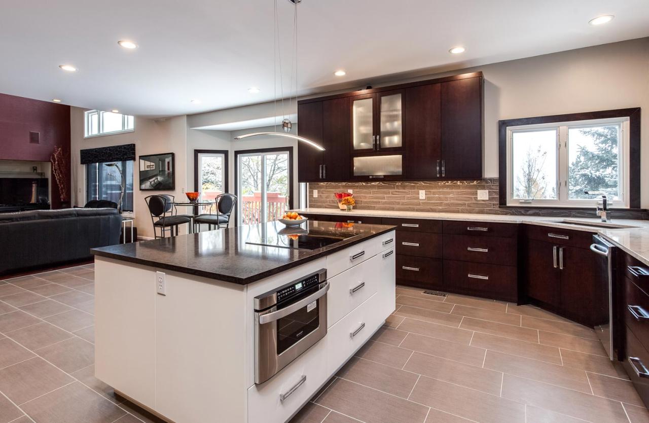 Sleek modern kitchen