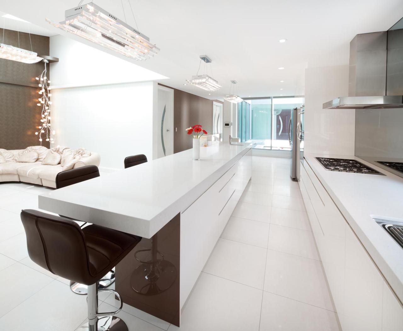Open kitchen concept