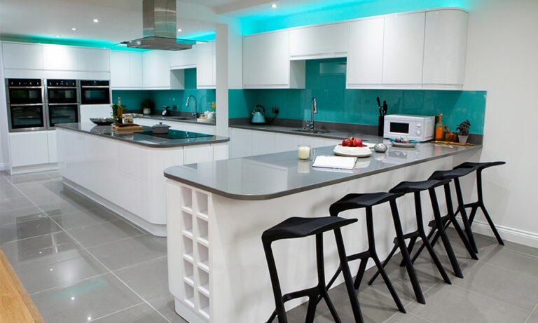 Sleek modern kitchen