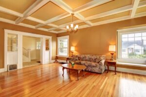 Elegant wooden flooring