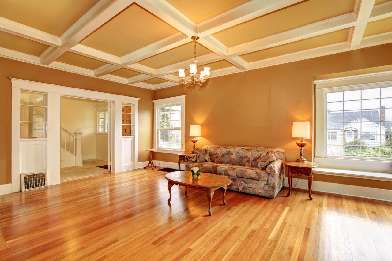 Elegant wooden flooring